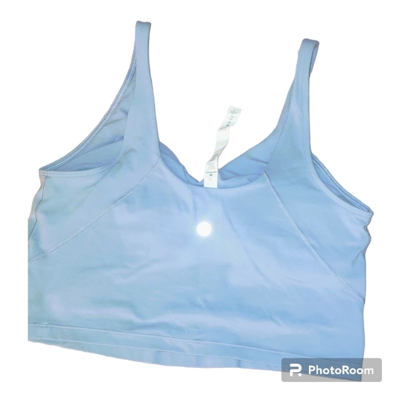 Lululemon Align Cropped Tank Top Pastel Blue - Picture 2 of 5